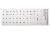 Keyboard Sticker, Silver with Black letter PO